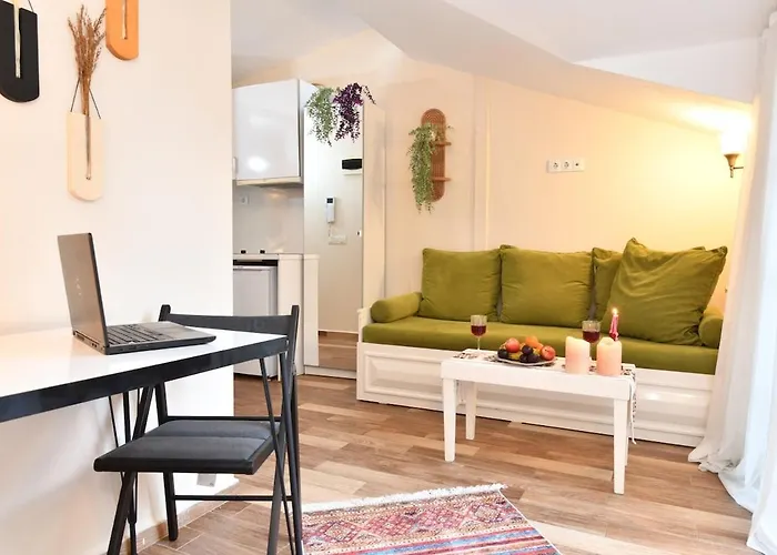 Private Terrace Ac Bright Flat Galata شقة اسطنبول