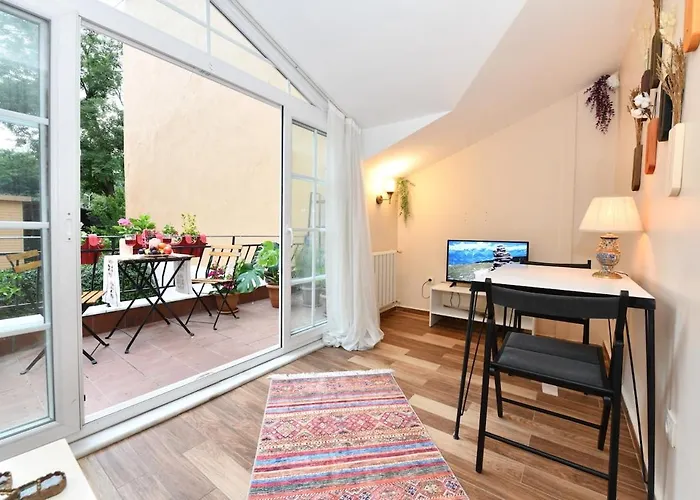 شقة Private Terrace Ac Bright Flat Galata